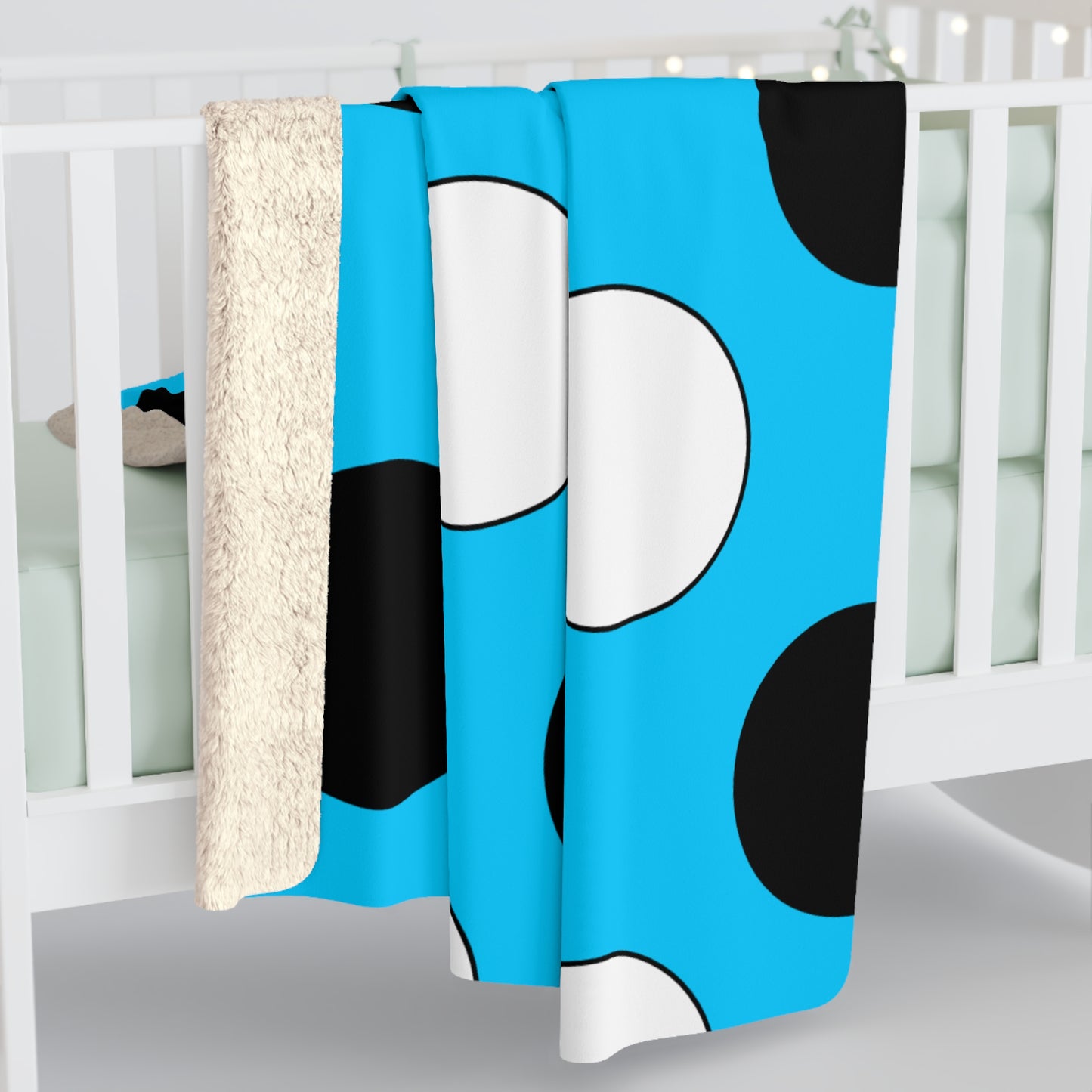 Botswana Retro Polka Dots Blanket Throw