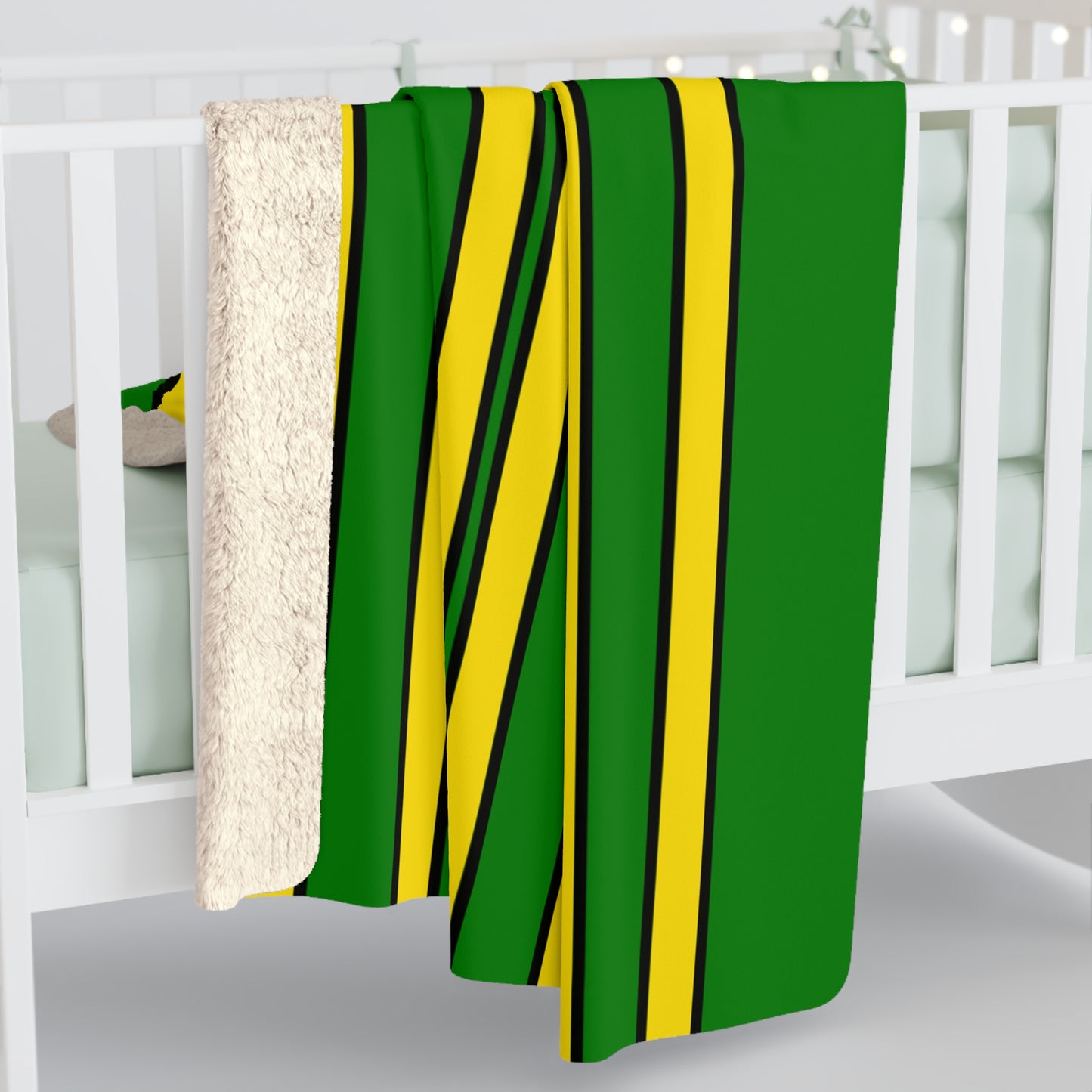 Cocos Islands Retro Stripes Blanket Throw