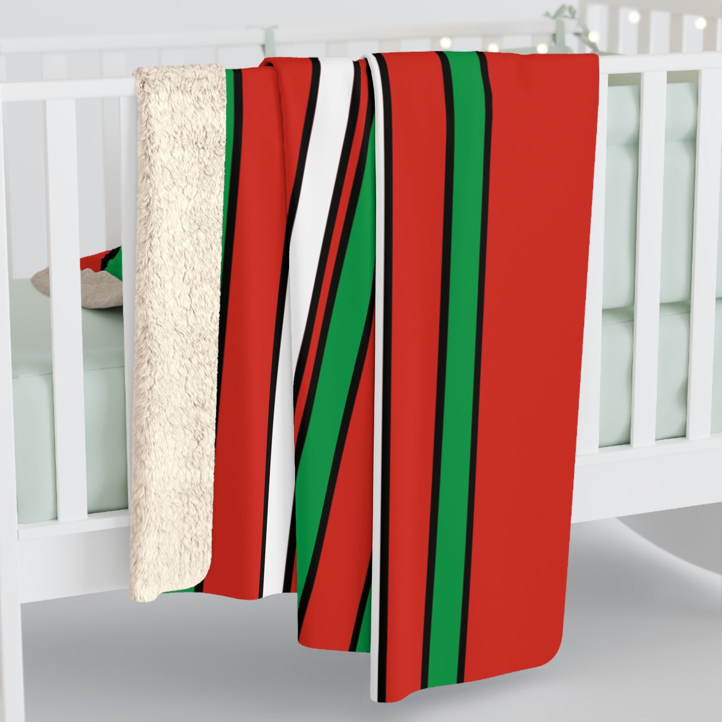 Pais Vasco Retro Stripes Blanket Throw