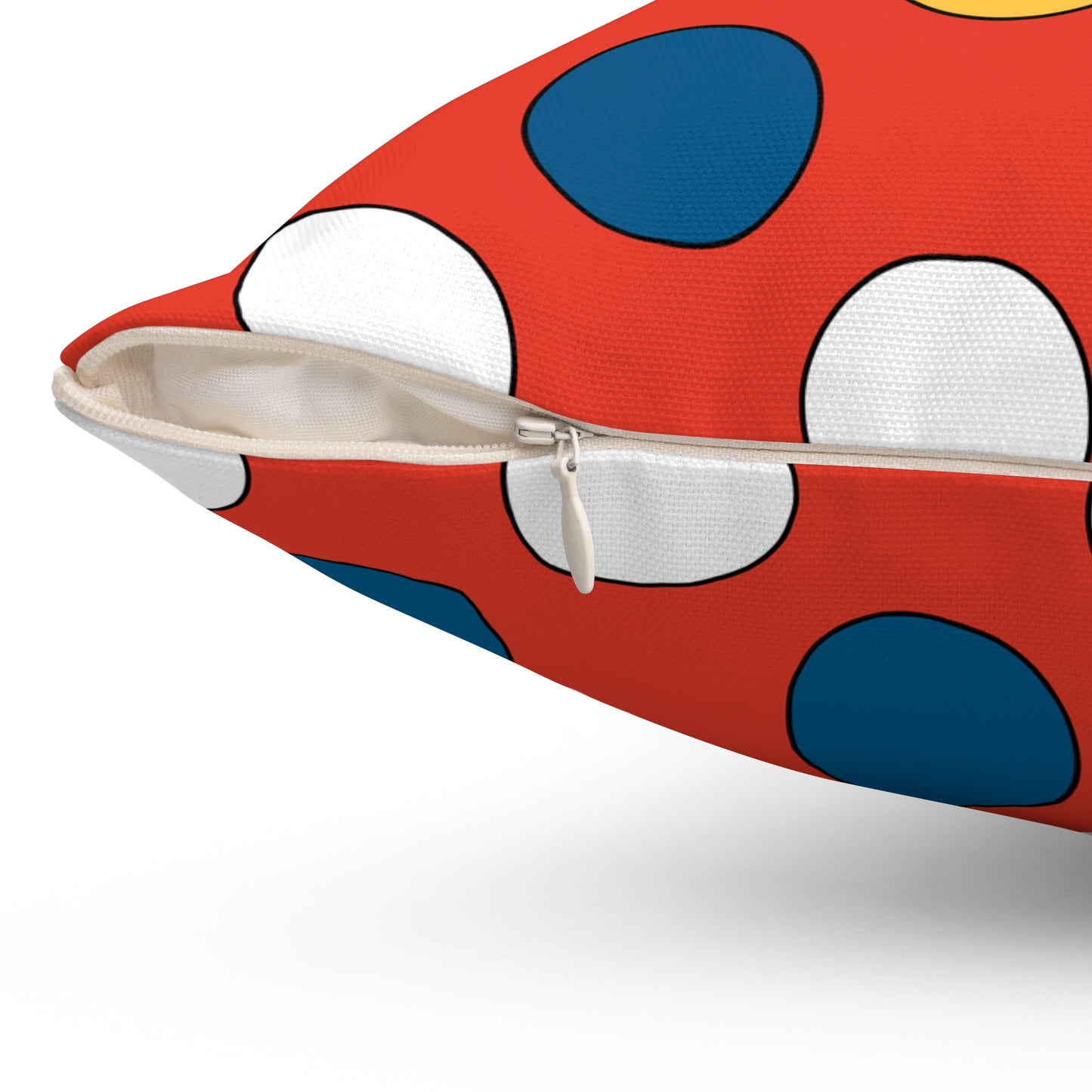 Kiribati Retro Polka Dots Cushion Pillow