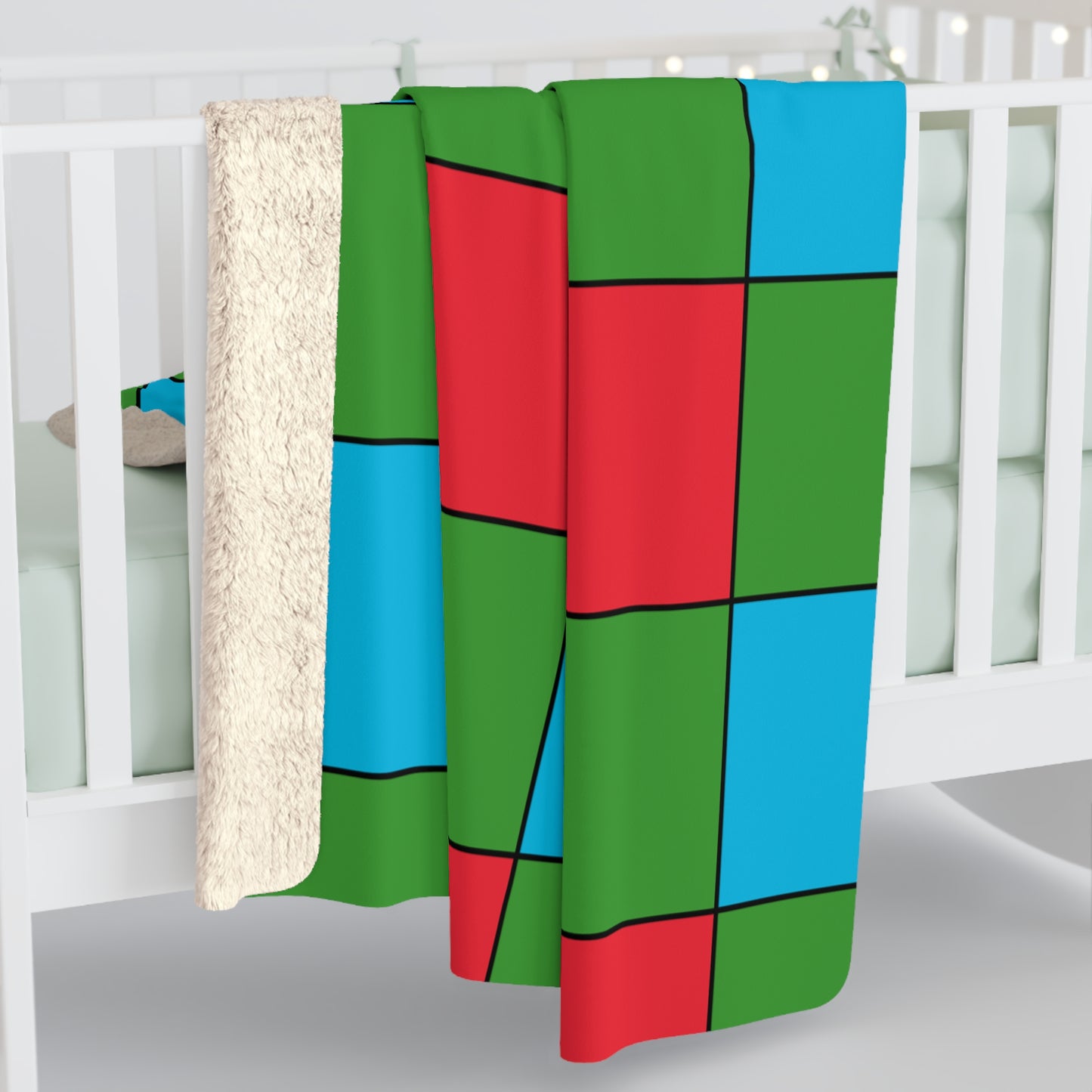 Azerbaijan Retro Check Blanket Throw