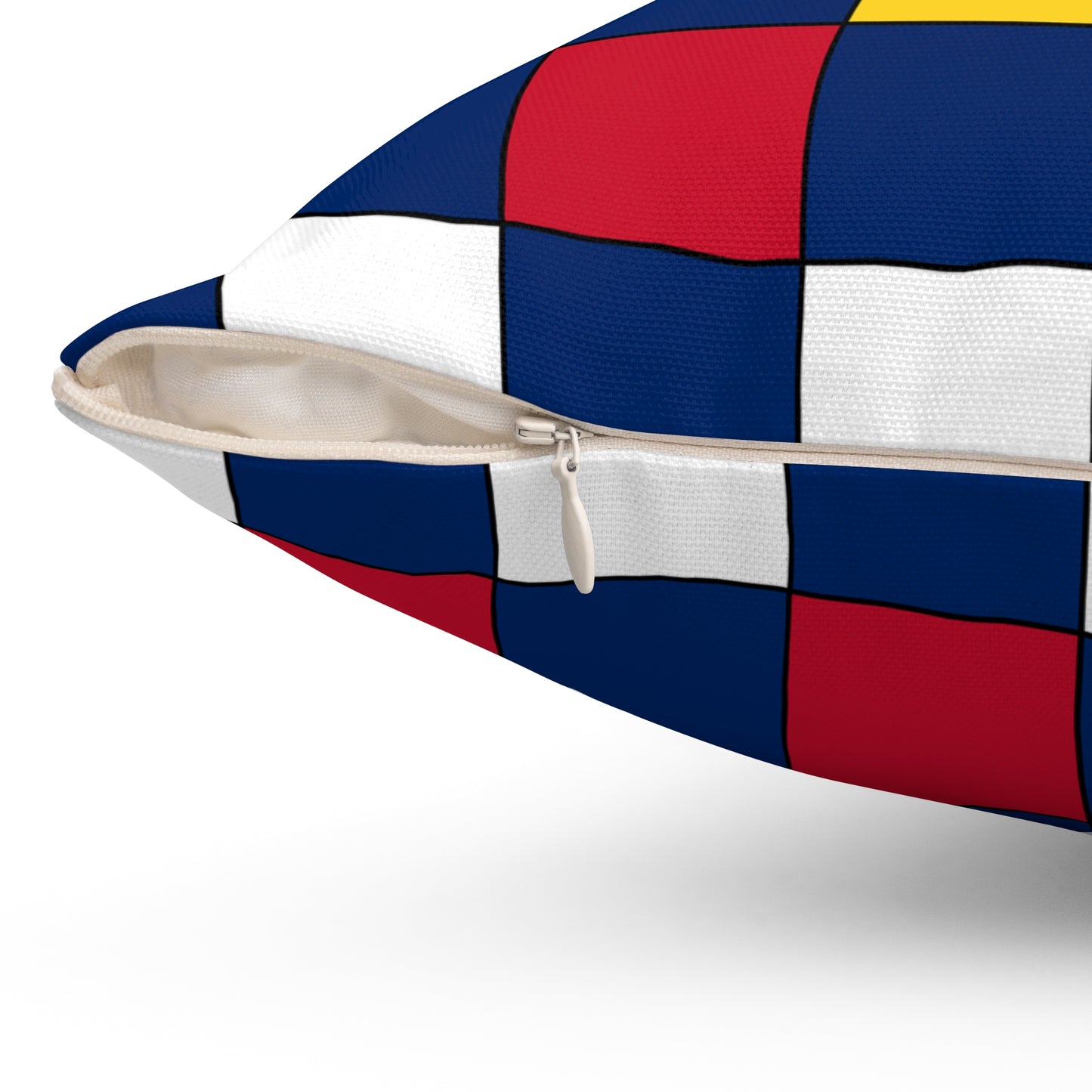 Turks And Caicos Islands Retro Check Cushion Pillow