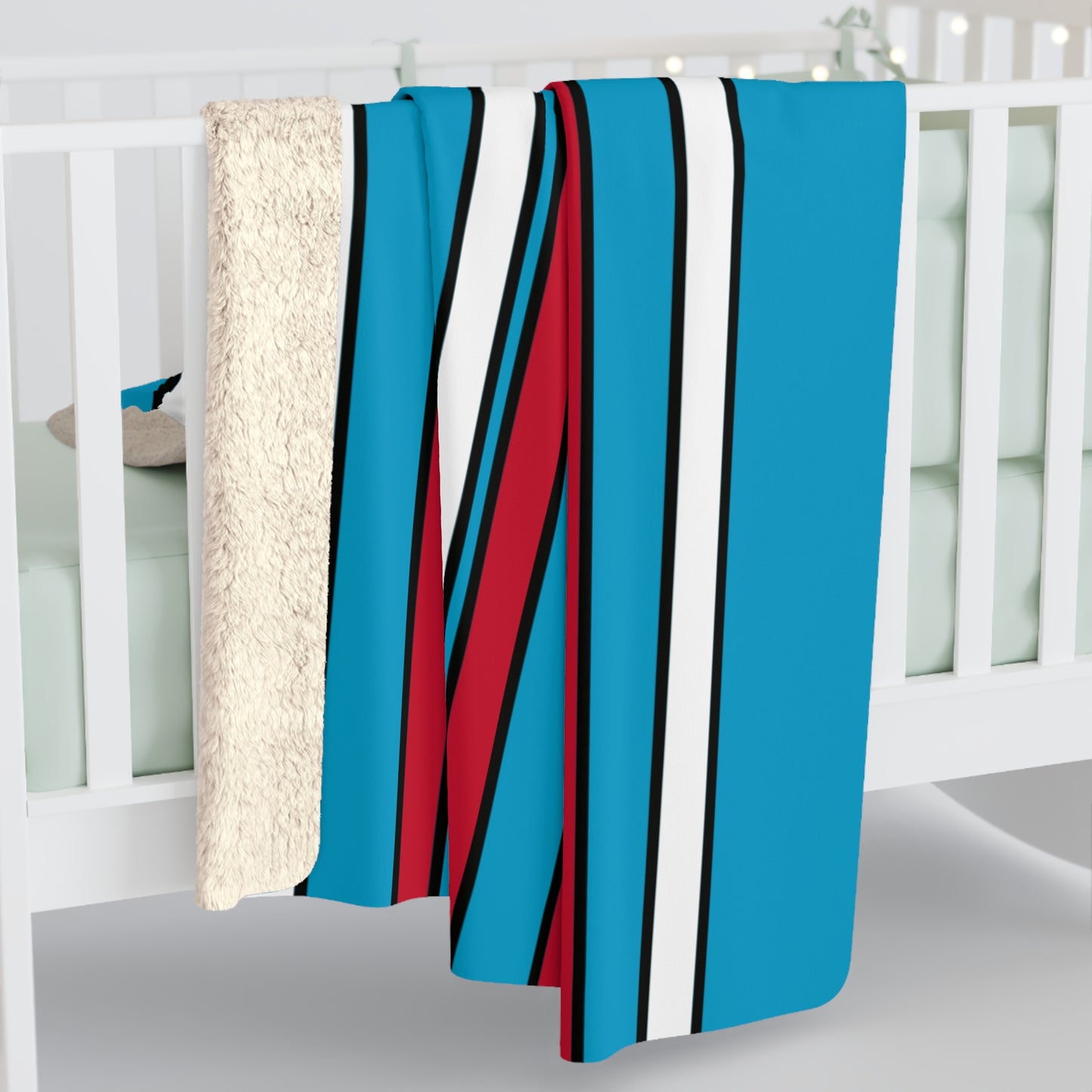 Tuvalu Retro Stripes Blanket Throw