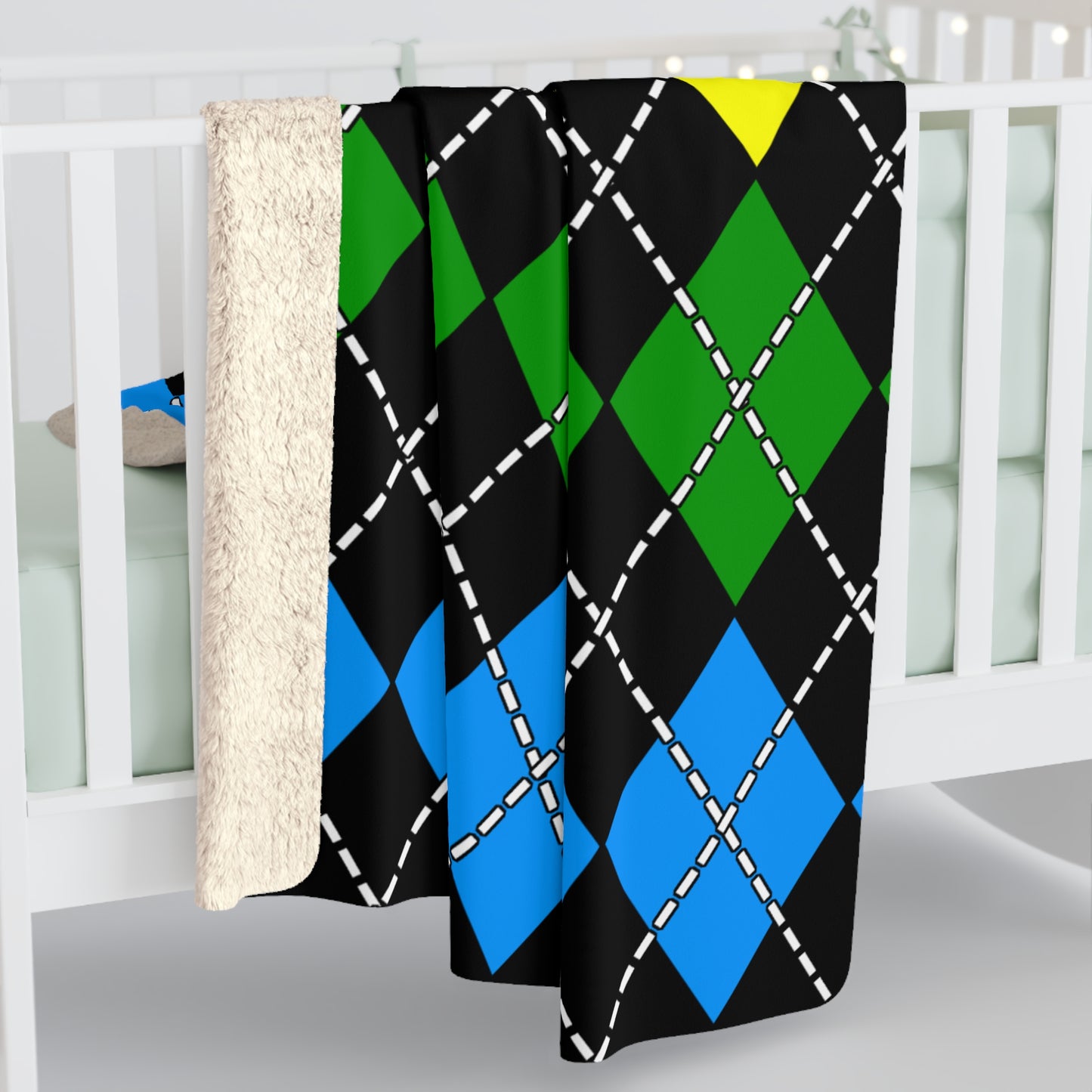 Tanzania Retro Argyle Blanket Throw
