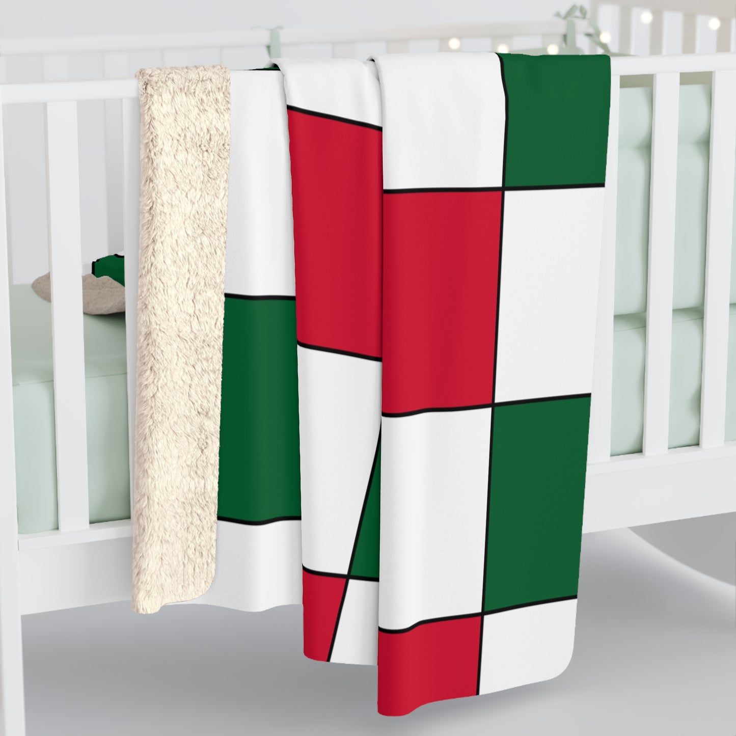 Algeria Retro Check Blanket Throw