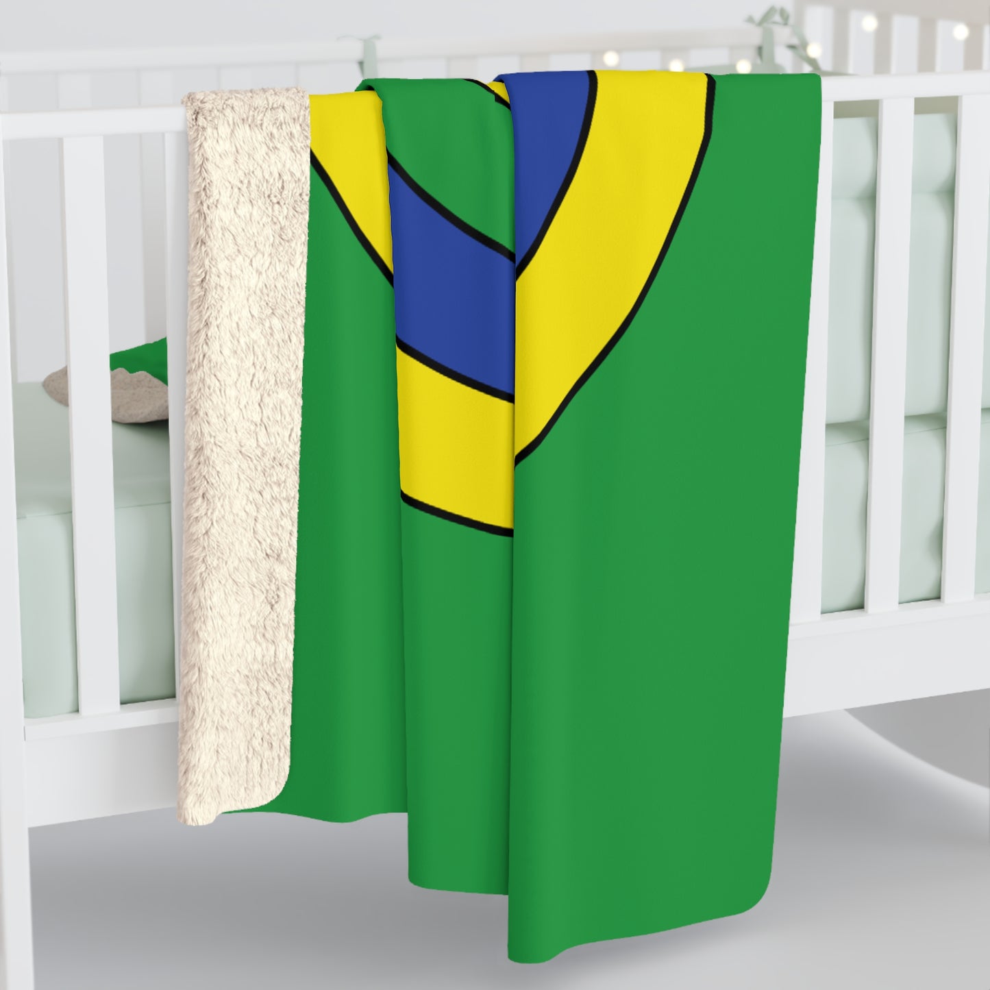 Brazil Retro Target Blanket Throw