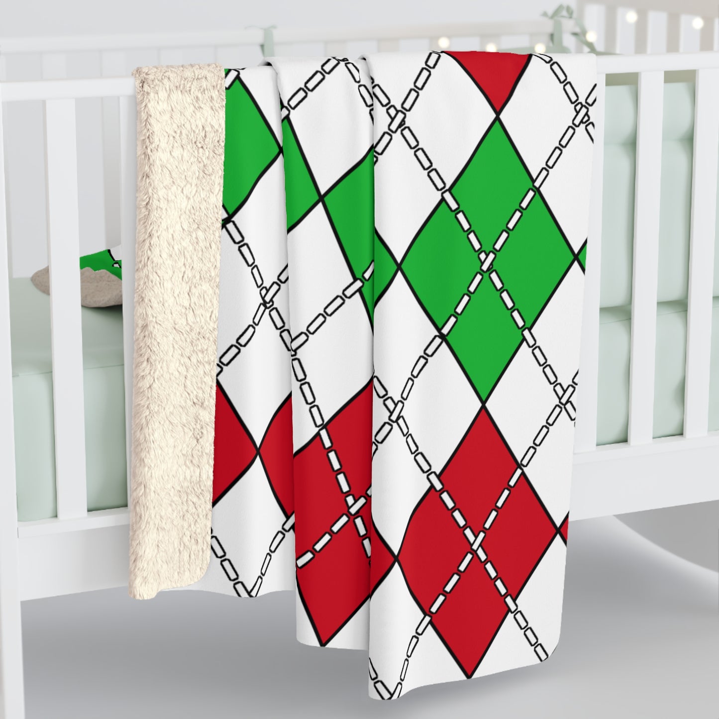 Burundi Retro Argyle Blanket Throw