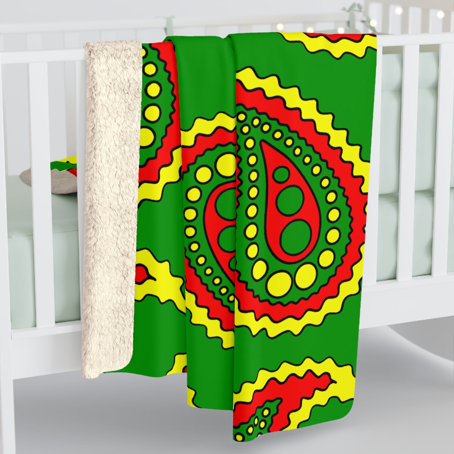 Guinea Retro Paisley Blanket Throw