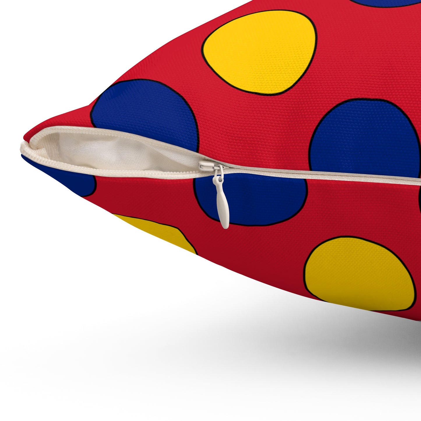 Venezuela Retro Polka Dots Cushion Pillow