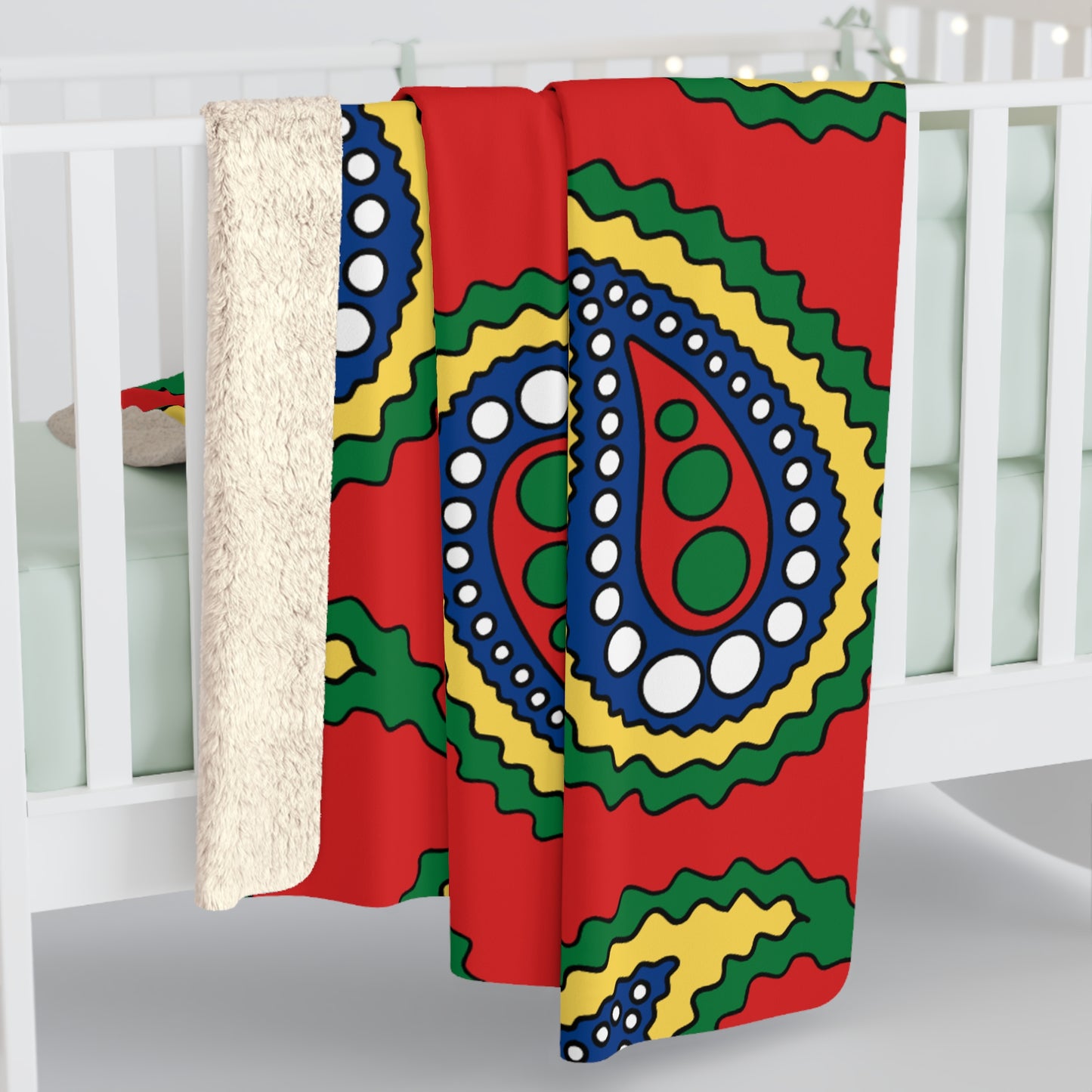 Seychelles Retro Paisley Blanket Throw