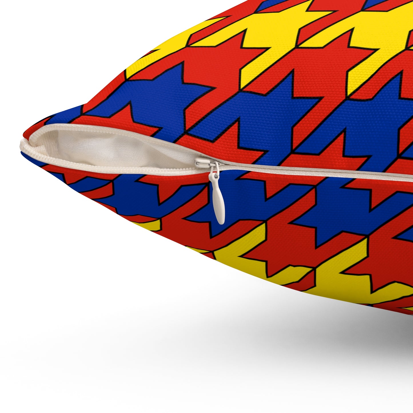 Romania Retro Houndstooth Cushion Pillow