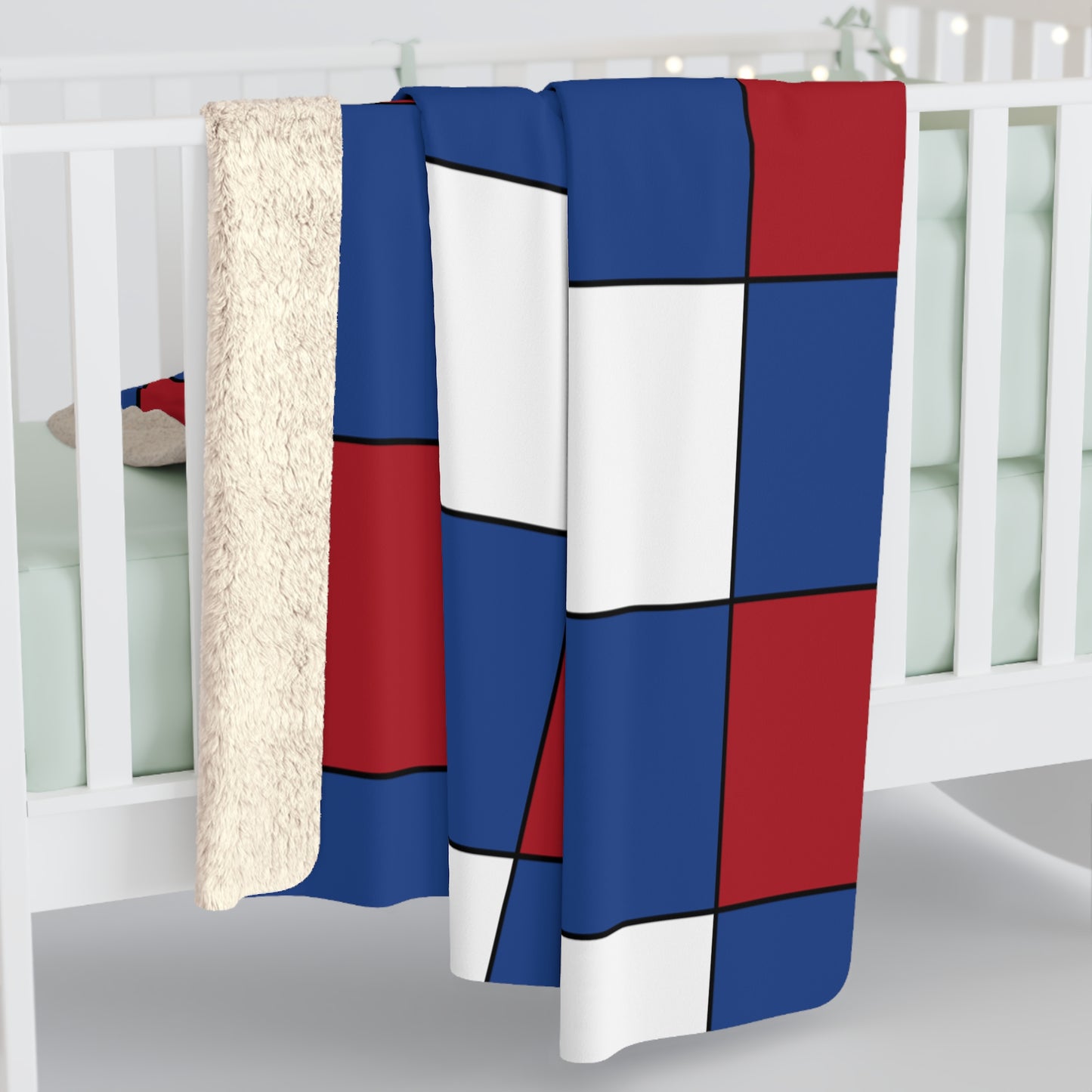 Caribbean Netherlands Retro Check Blanket Throw