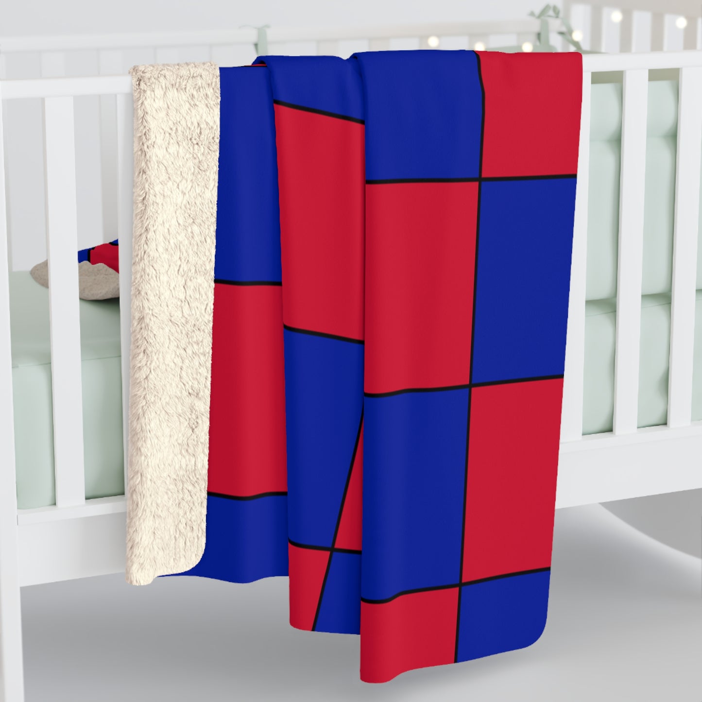 Haiti Retro Check Blanket Throw