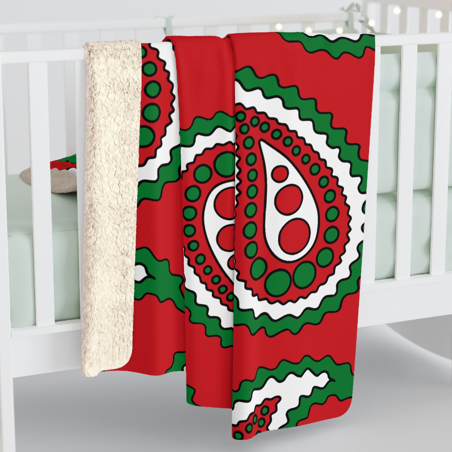 Belarus Retro Paisley Blanket Throw