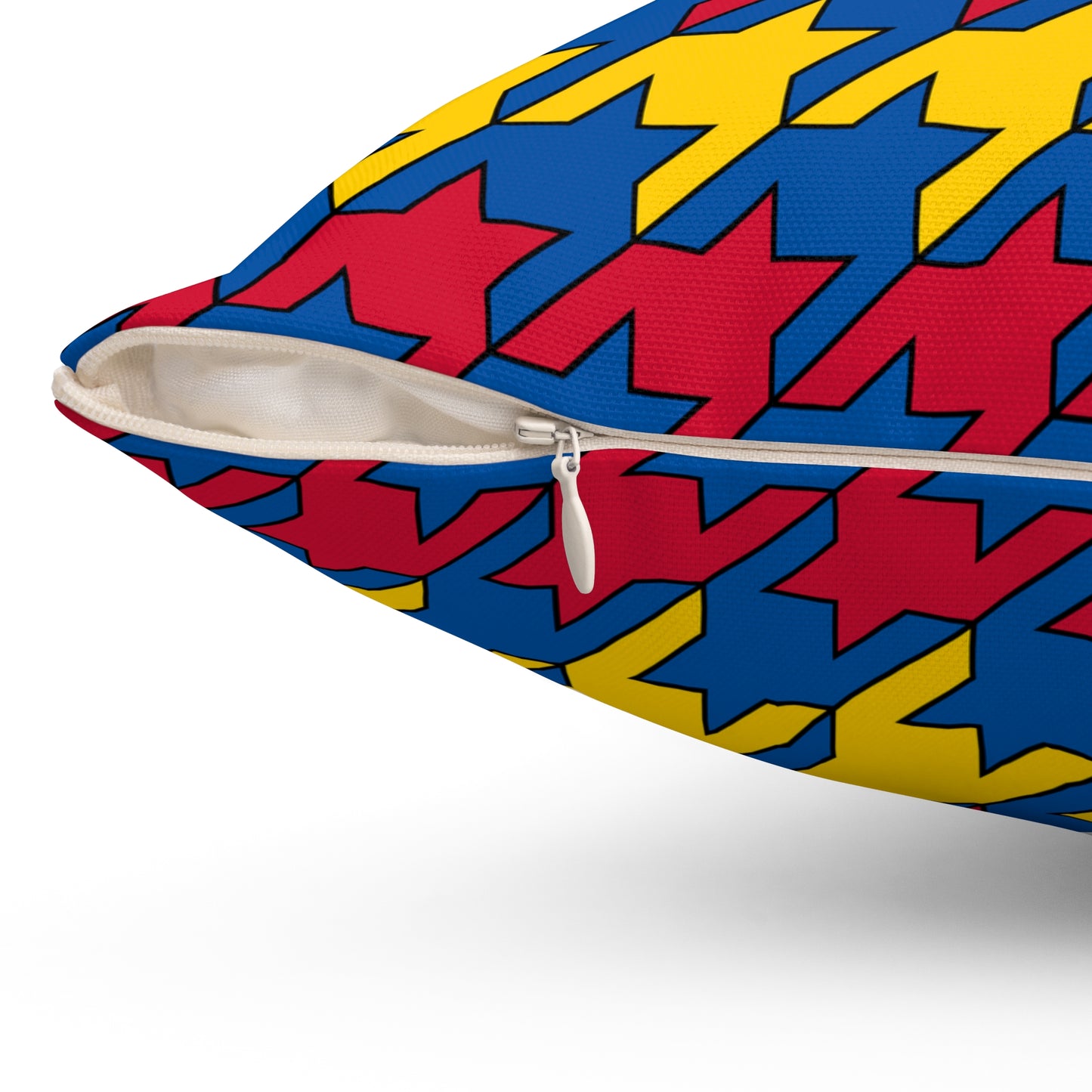 Aland Islands Retro Houndstooth Cushion Pillow