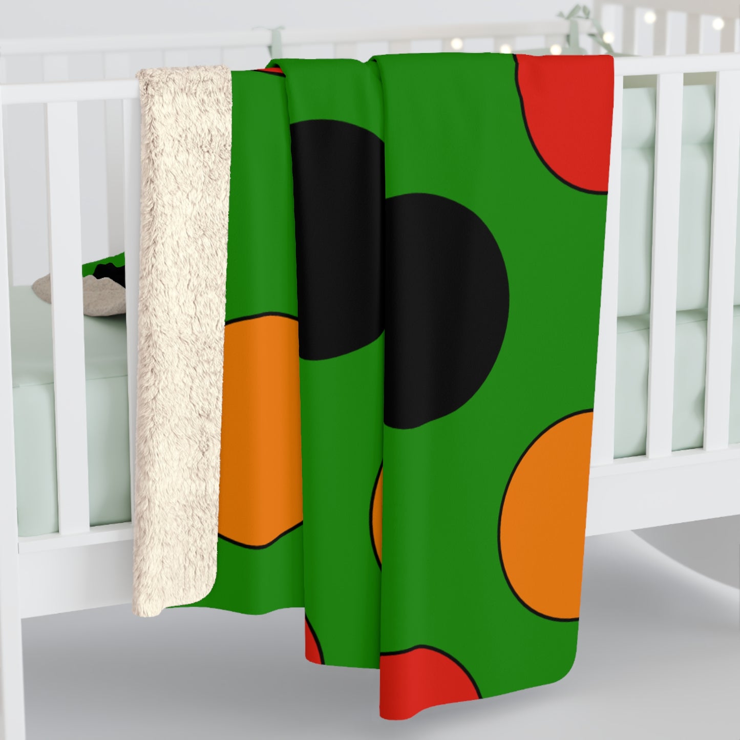 Zambia Retro Polka Dots Blanket Throw
