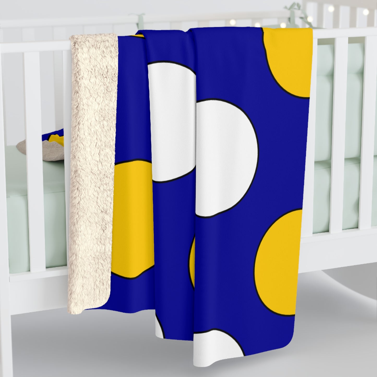 Bosnia And Herzegovina Retro Polka Dots Blanket Throw