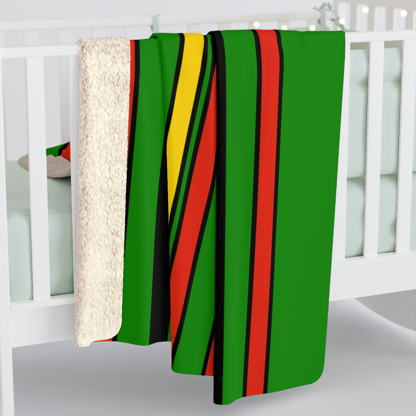 Dominica Retro Stripes Blanket Throw