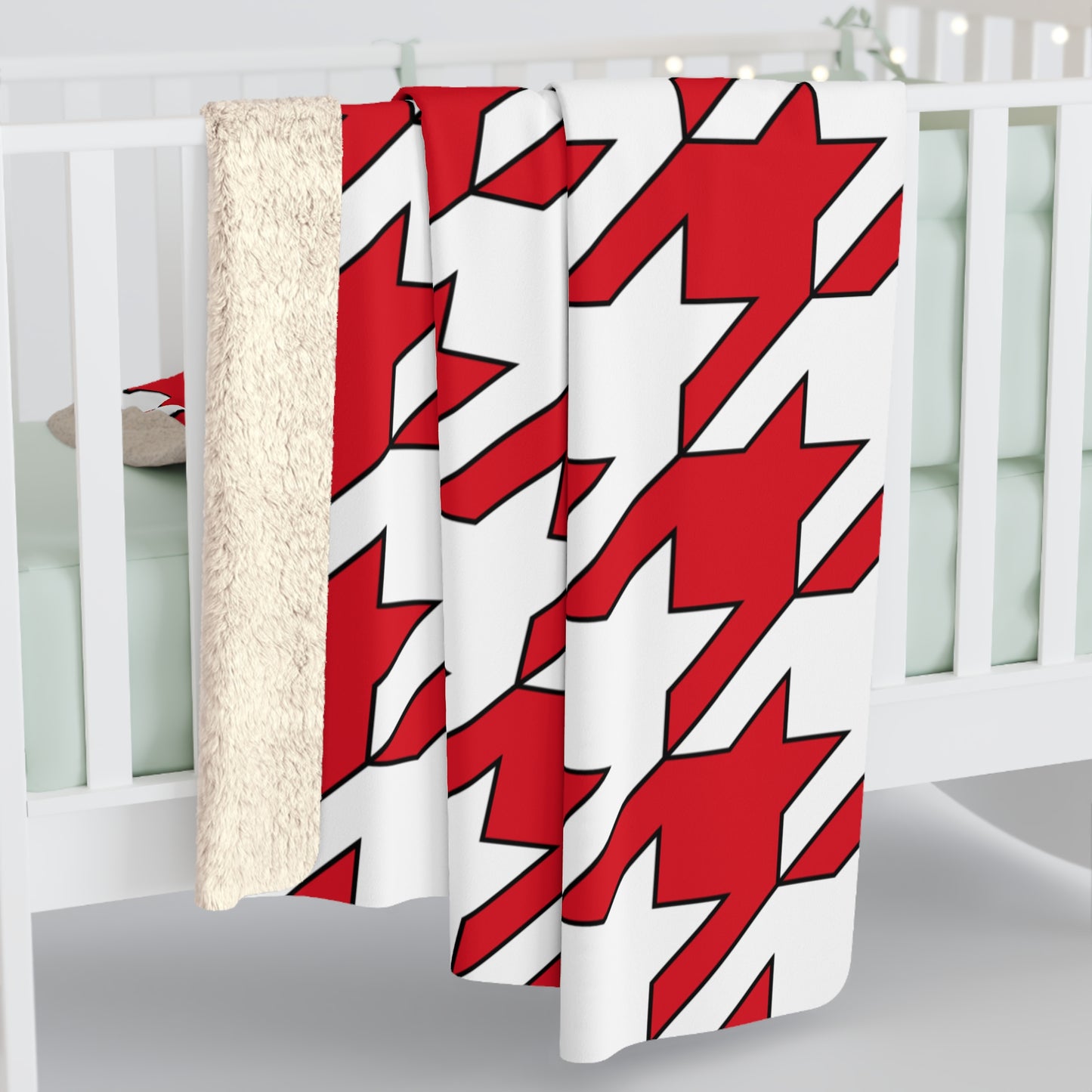Peru Retro Houndstooth Blanket Throw