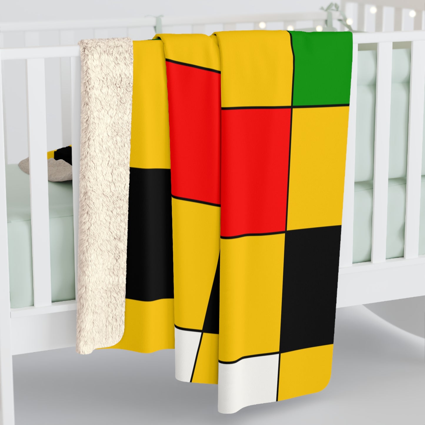 Mozambique Retro Check Blanket Throw