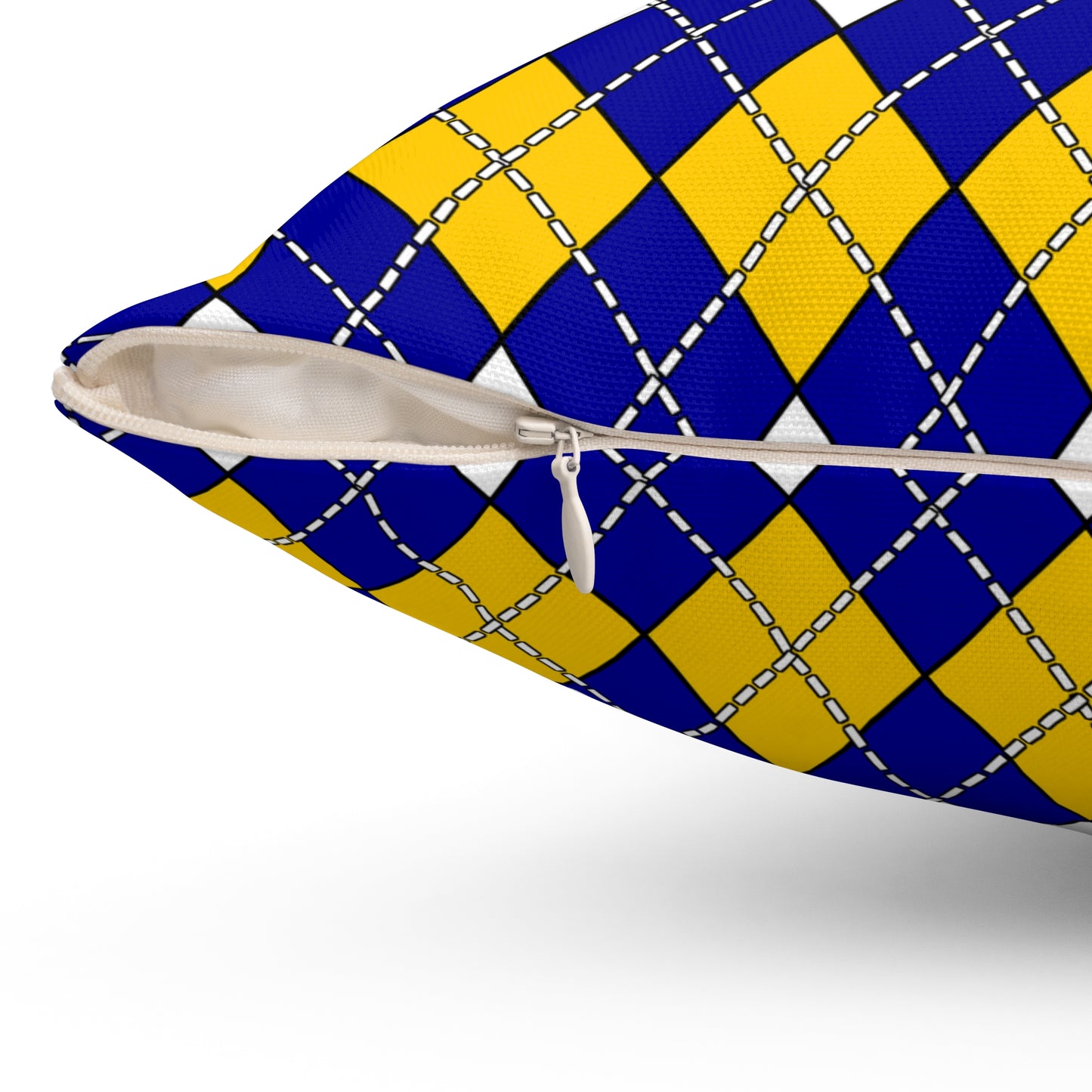 Bosnia And Herzegovina Retro Argyle Cushion Pillow
