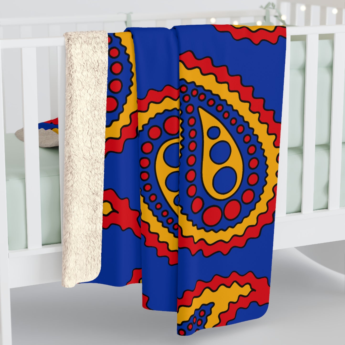 Armenia Retro Paisley Blanket Throw