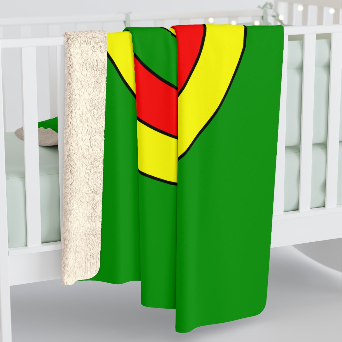 Guinea Retro Target Blanket Throw