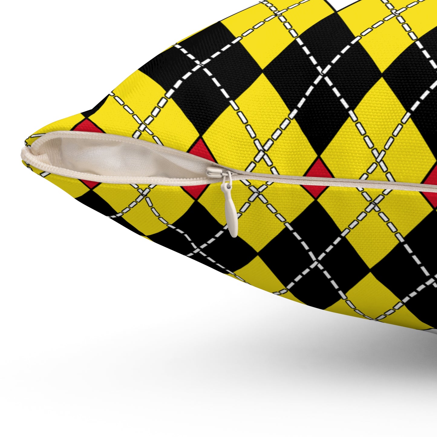 Brunei Darussalam Retro Argyle Cushion Pillow