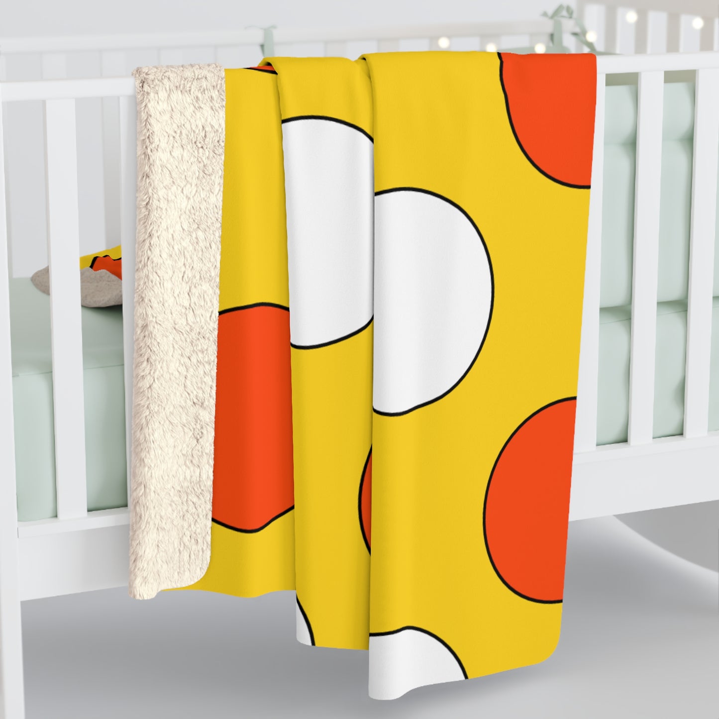 Bhutan Retro Polka Dots Blanket Throw