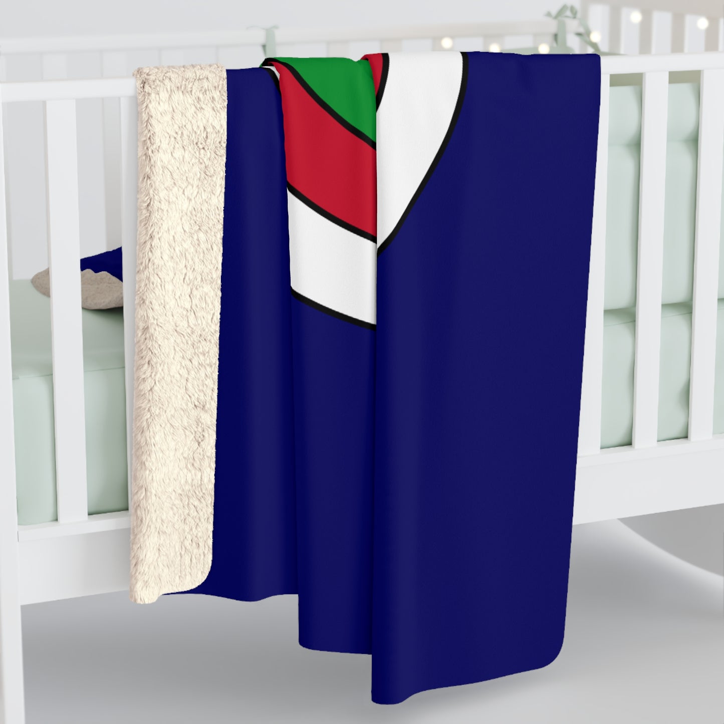 Cayman Islands Retro Target Blanket Throw