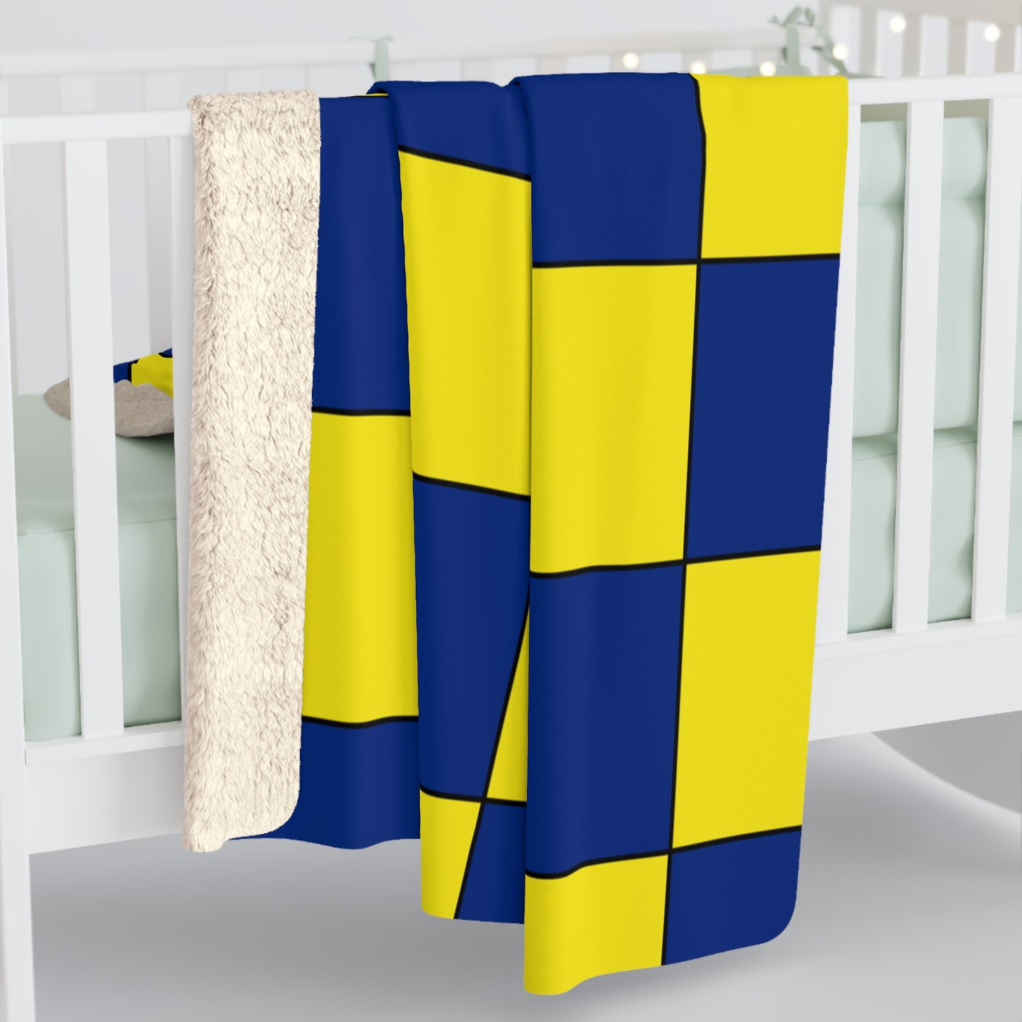 Curacao Retro Check Blanket Throw