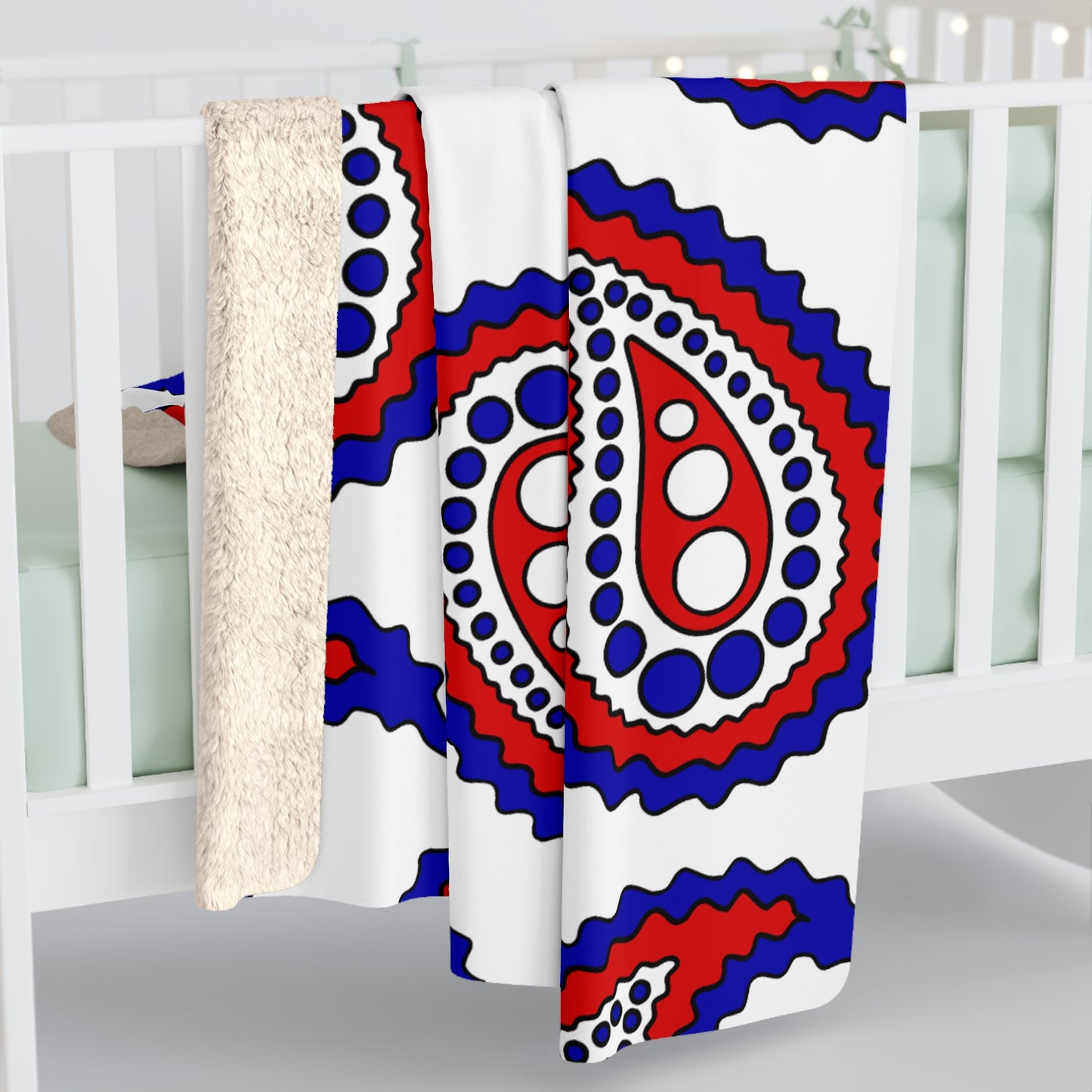 Panama Retro Paisley Blanket Throw