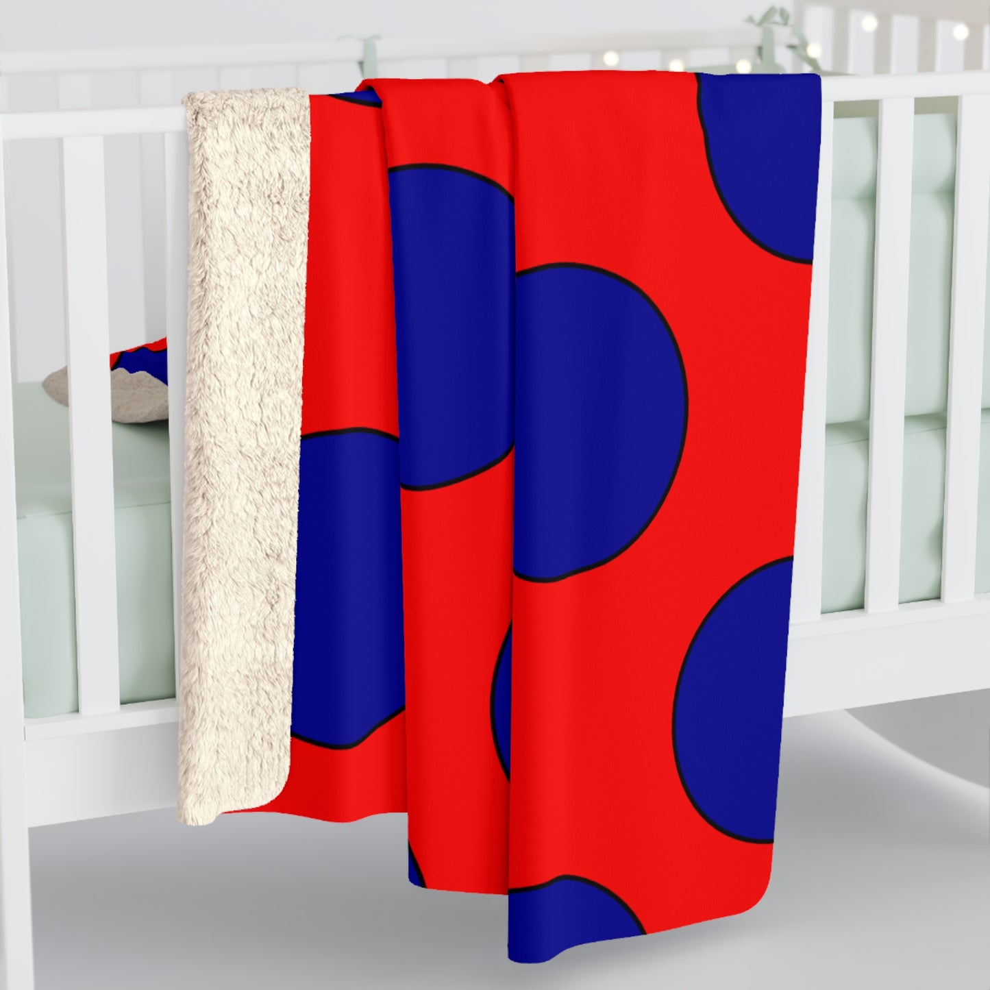 Taiwan Retro Polka Dots Blanket Throw