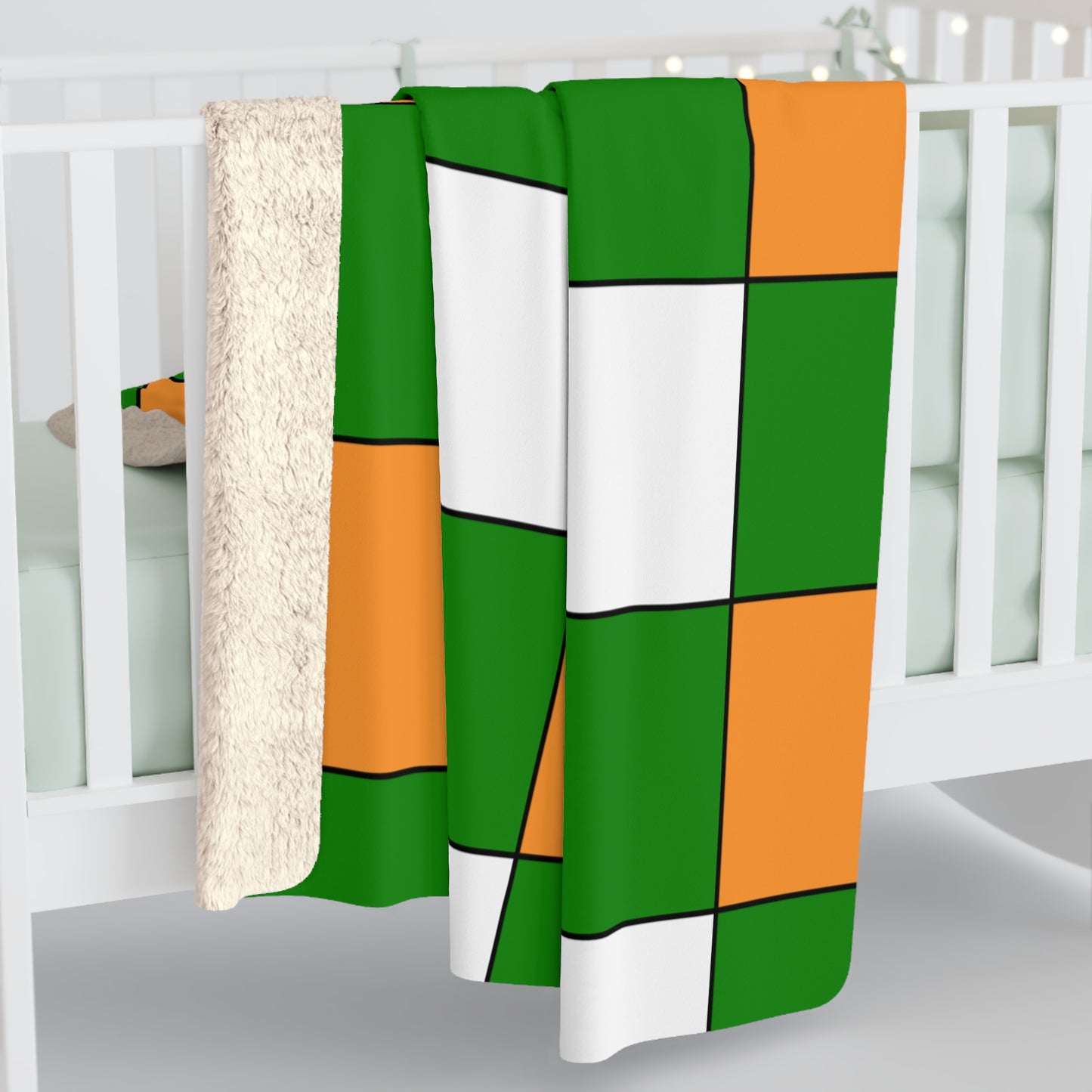 India Retro Check Blanket Throw