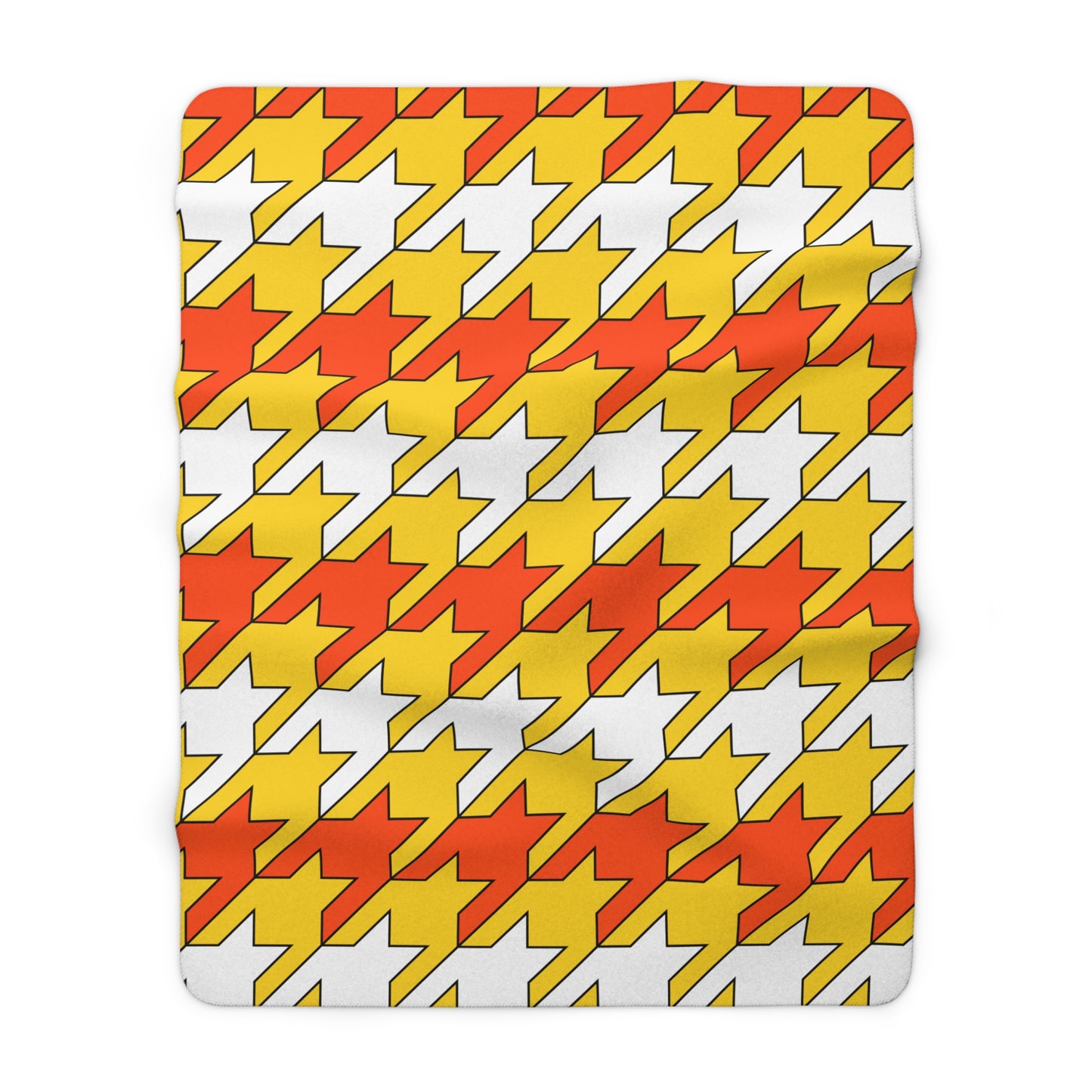 Bhutan Retro Houndstooth Blanket Throw