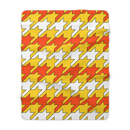 Bhutan Retro Houndstooth Blanket Throw