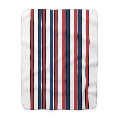 Serbia Retro Stripes Blanket Throw