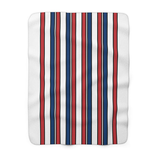 Serbia Retro Stripes Blanket Throw