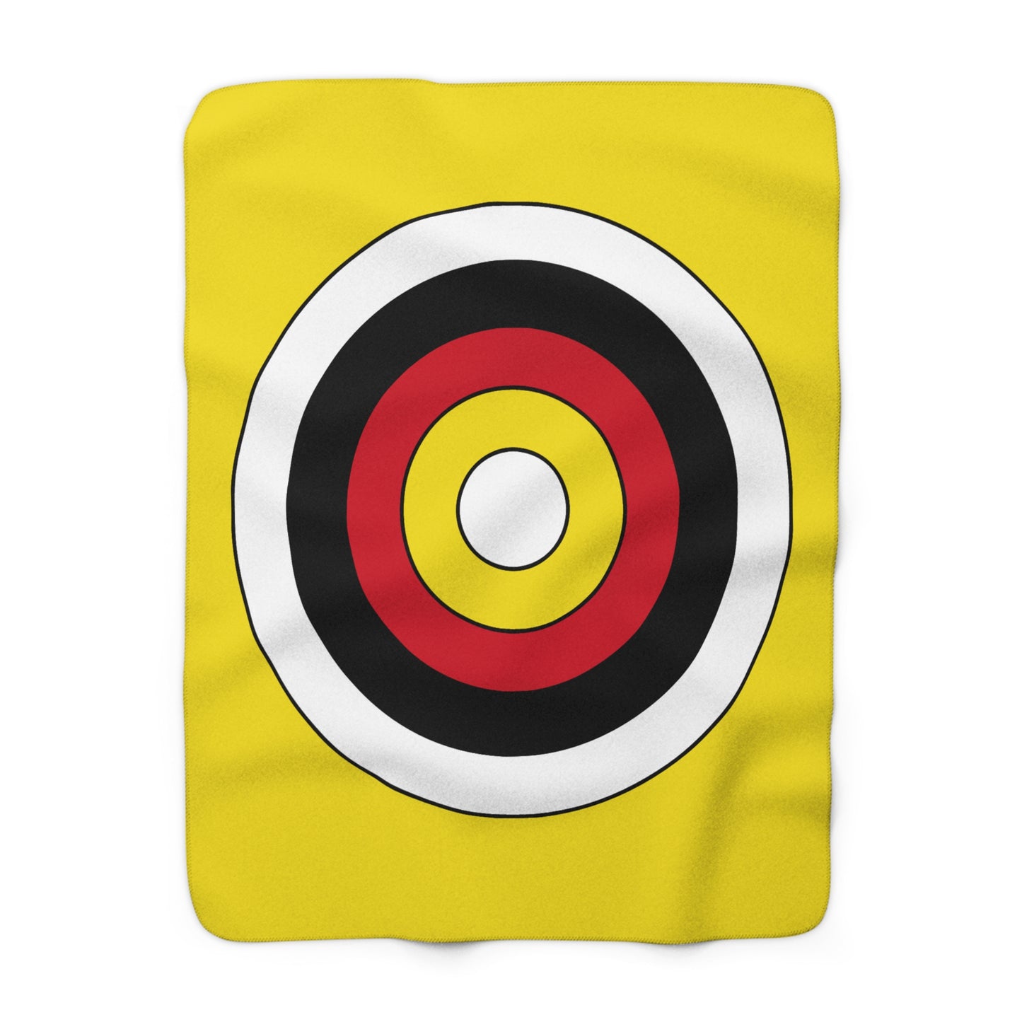 Brunei Darussalam Retro Target Blanket Throw