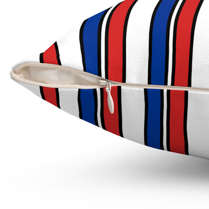Faroe Islands Retro Stripes Cushion Pillow