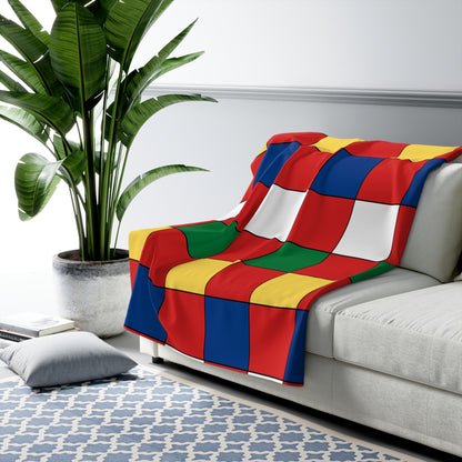 Seychelles Retro Check Blanket Throw