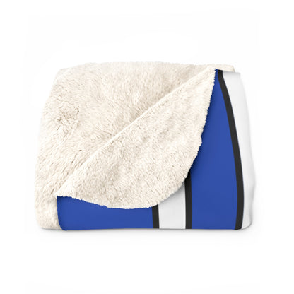 El Salvador Retro Stripes Blanket Throw