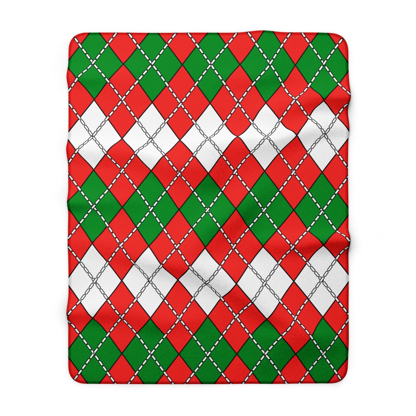Oman Retro Argyle Blanket Throw