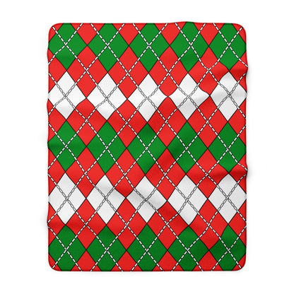 Oman Retro Argyle Blanket Throw