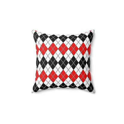 Yemen Retro Argyle Cushion Pillow