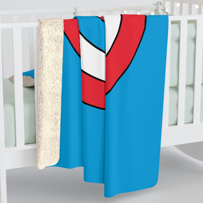Luxembourg Retro Target Blanket Throw