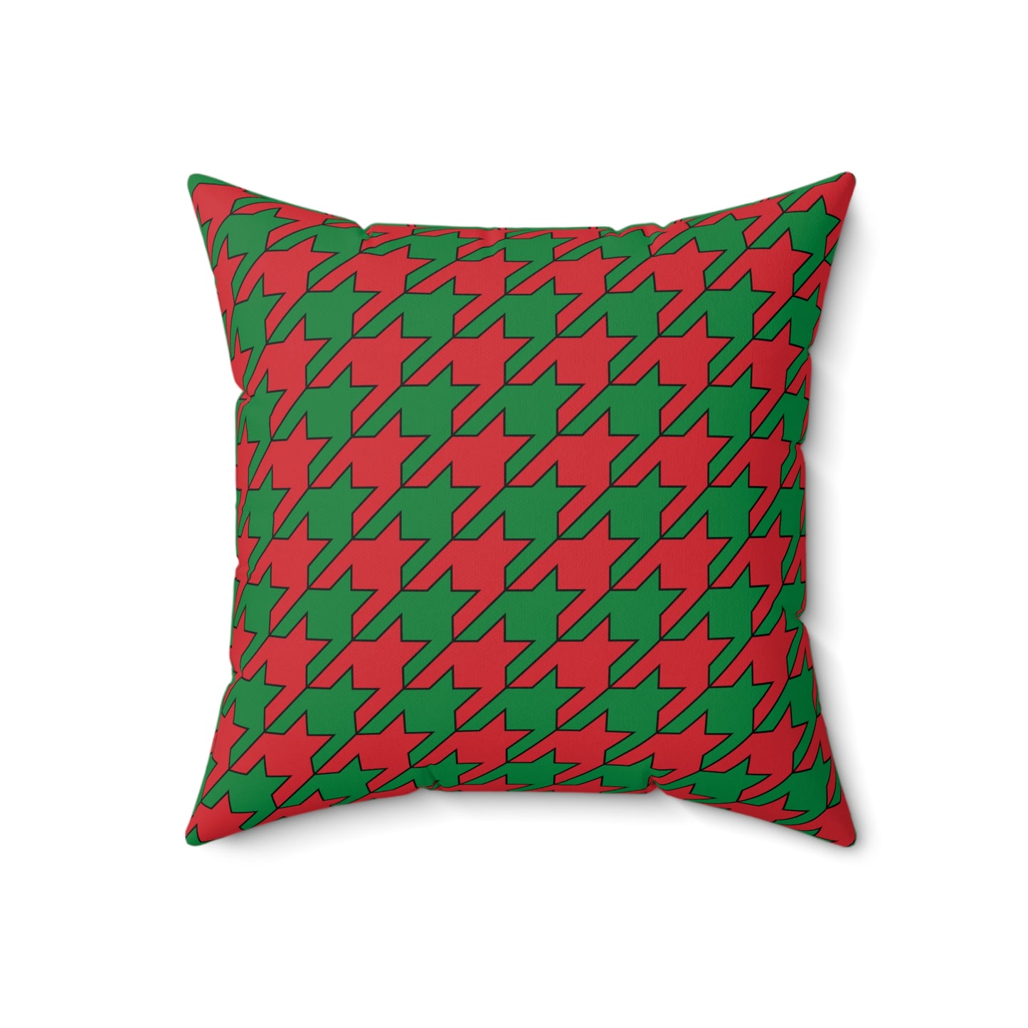 Turkmenistan Retro Houndstooth Cushion Pillow