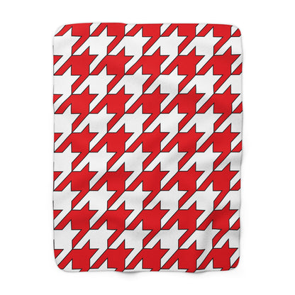 Tunisia Retro Houndstooth Blanket Throw
