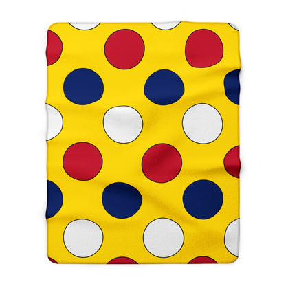 Niue Retro Polka Dots Blanket Throw