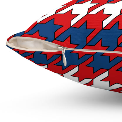 Czechia Retro Houndstooth Cushion Pillow
